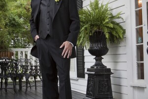 The handsome groom