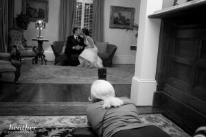Heather Photographer on the floor in action!