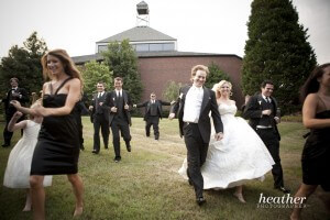 the run-away wedding party