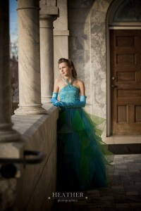 Pageant dress portrait
