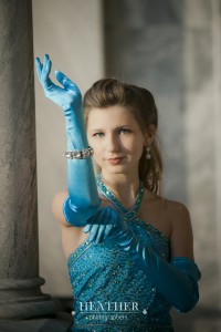 Pageant dress portrait