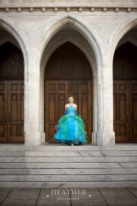 Pageant dress portrait