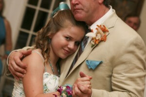 Daddy and his little girl.