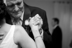 The expression on her Dad's face melted my heart