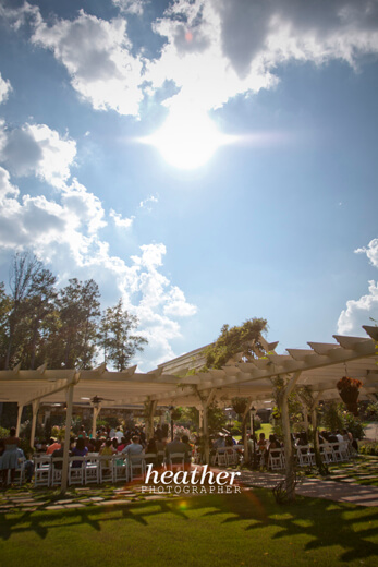 It was a sunny (and hot) day in late September!