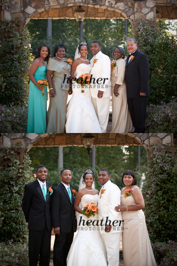 We gathered following the ceremony for some formal portraits at the altar.