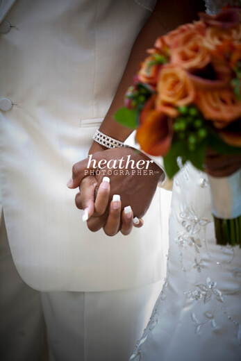 The moment Nina & Lenell first joined hands.