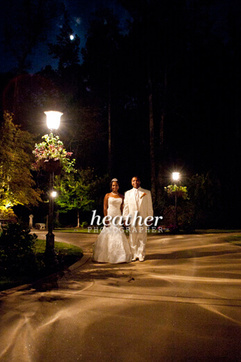 A night portrait in the gardens.