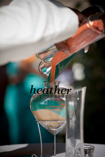 The Sand ceremony