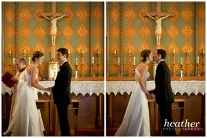 thekiss I'm not sure what the priest said, but it ended in the kiss!