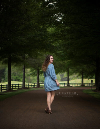 Barnsley Gardens Resort Senior Portraits GA