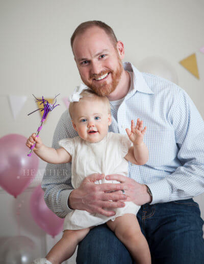 1st birthday photoshoot pink